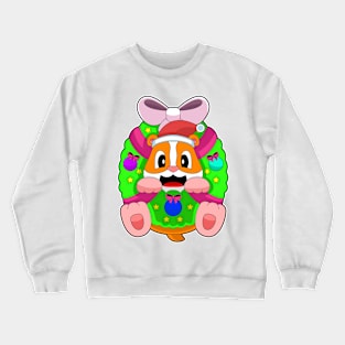 Hamster Christmas Ribbon Crewneck Sweatshirt